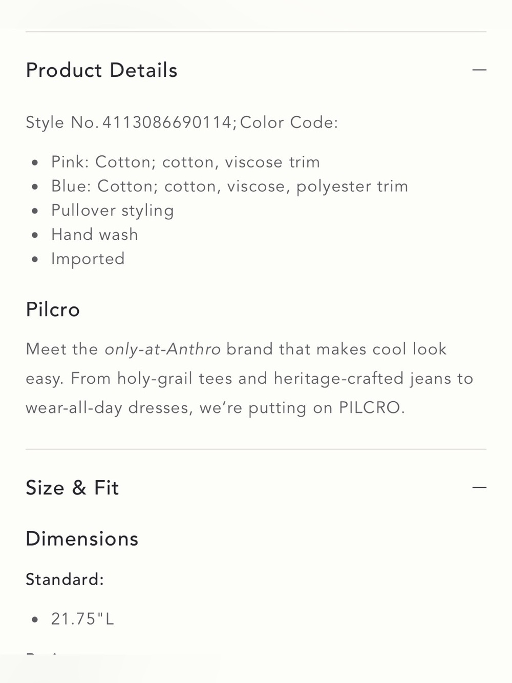 ANTHROPOLOGIE $148 PILCRO LAYERED SWEATER - Picture 6 of 8